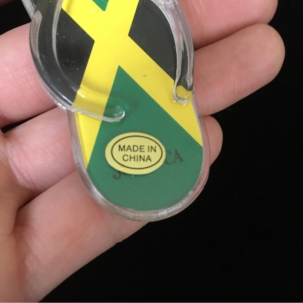 Jamaica Flip Flop Keychain
